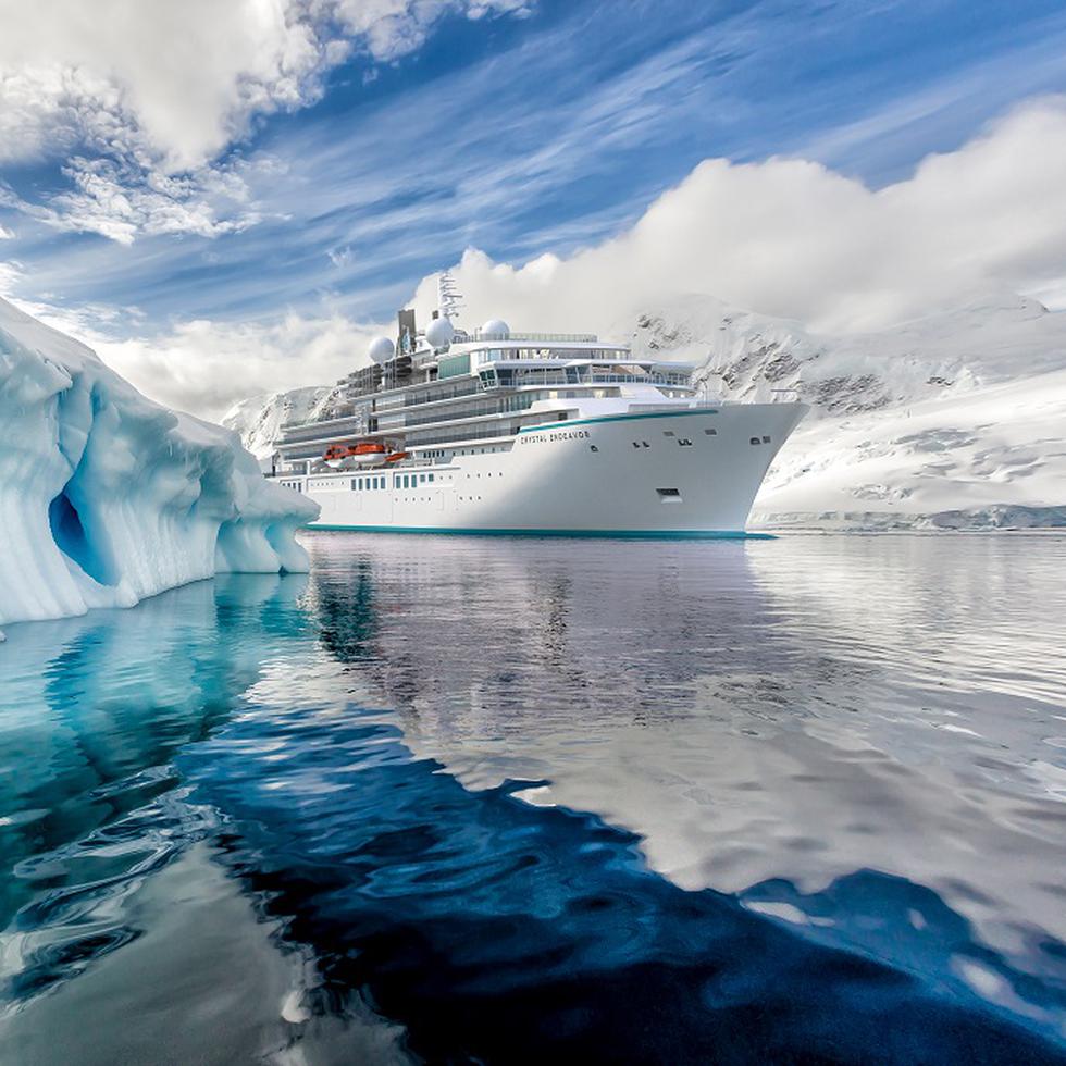 El Crystal Endeavour, nuevo barco de Crystal Cruises, debutará en julio en Islandia.