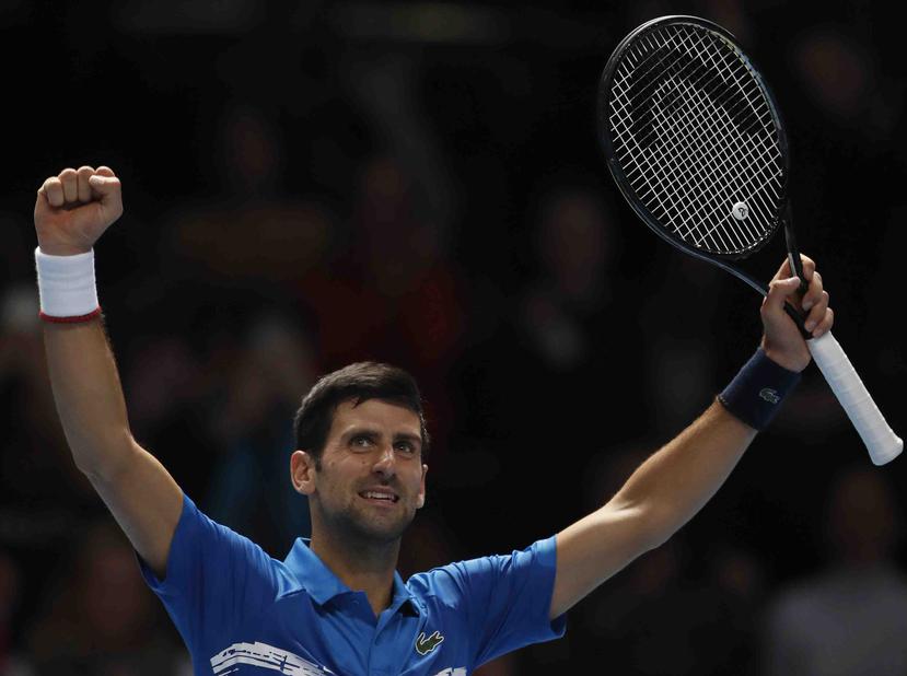 Novak Djokovic consiguió su primera victoria del torneo en 62 minutos. (AP)