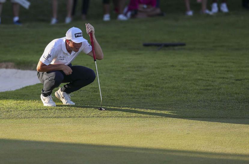 Hovland buscará el domingo su primer título en el Tour de la PGA.