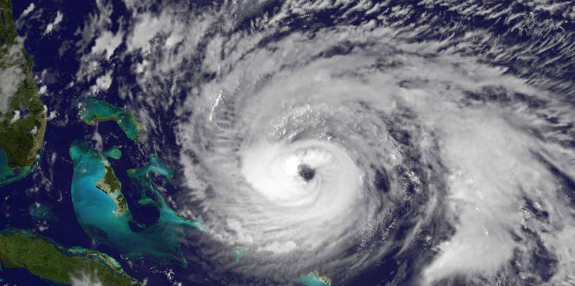 Imagen satelital de un huracán. (Captura / NASA)