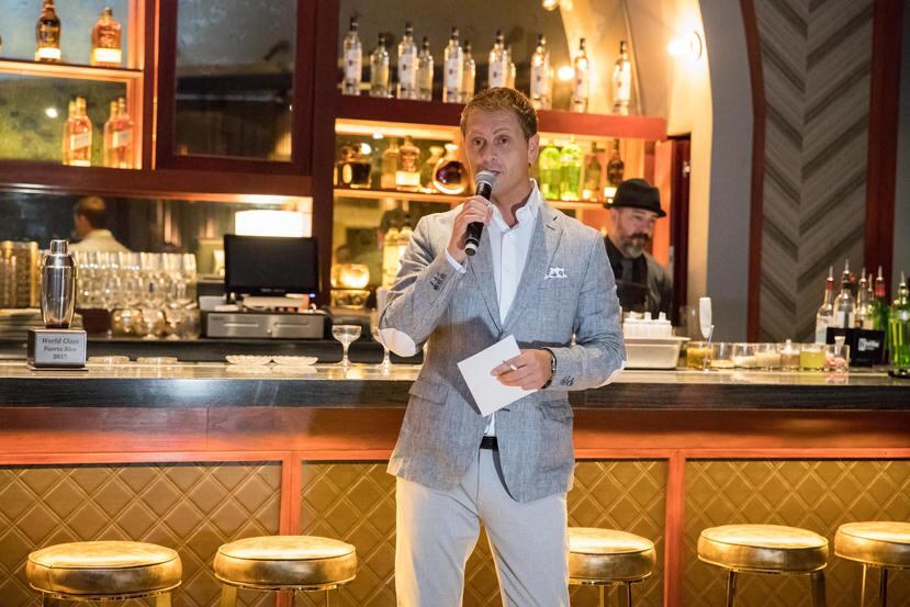 David Díaz, embajador de World Class Bartender, estuvo de visita en la Isla, donde presentó el conversatorio Business of Cocktails, dirigido a propietarios y gerenciales de negocios de barras y restaurantes. (Suministrada)