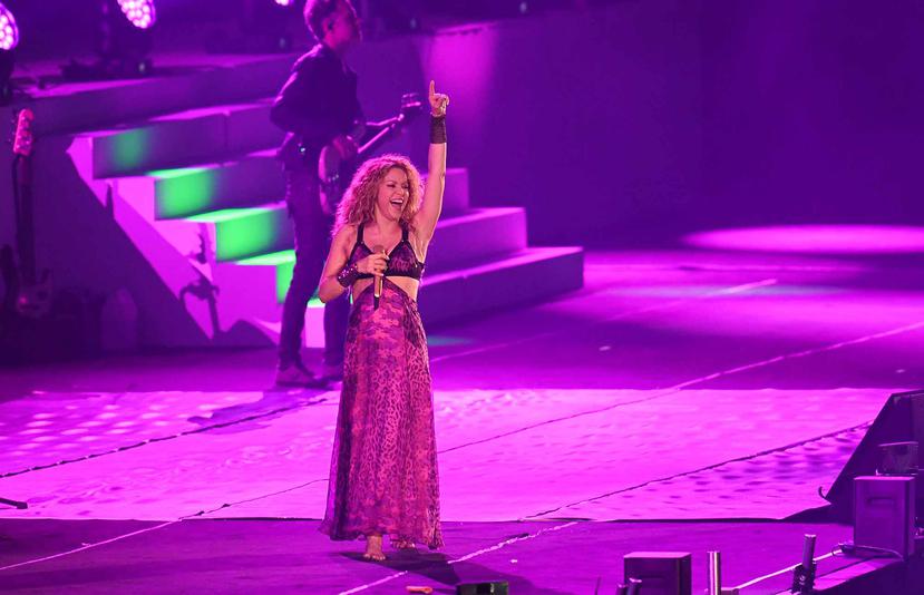 Shakira participó de la inauguración de los Centroamericanos.