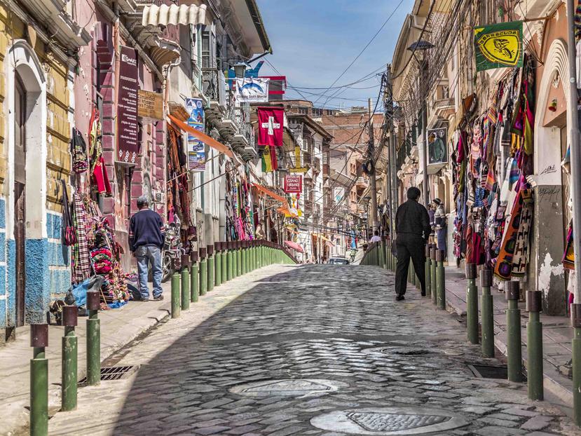 Centro histórico de La Paz, Bolivia (Foto: Jorg Hackemann / Shutterstock.com)