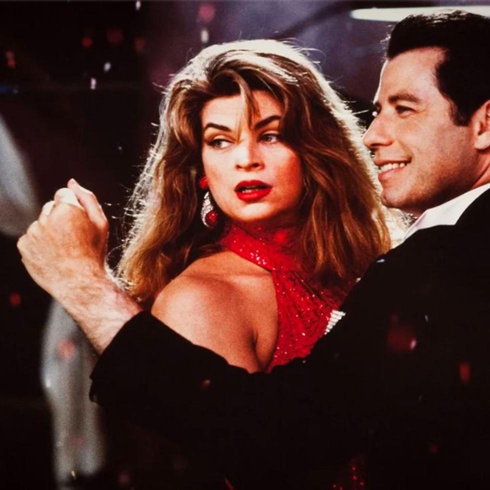 John Travolta y Kirstie Alley.