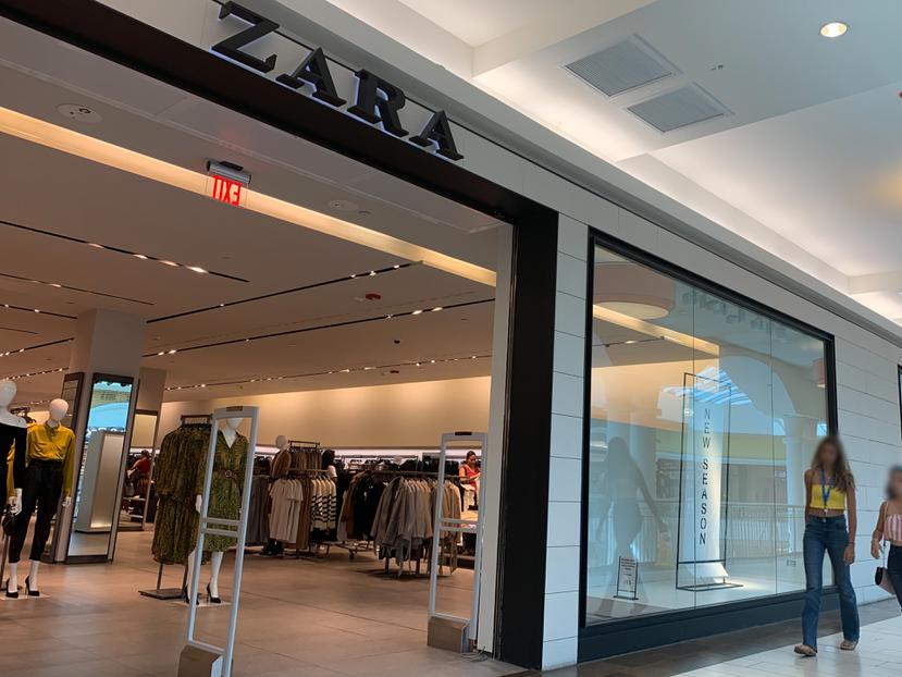 Zara, que es la cadena estrella del Grupo Inditex, ocupará todo el espacio que dejó la estadounidense GAP en el primer nivel.