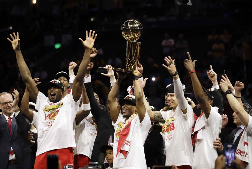 Los Raptors de Toronto son los campeones defensores de la NBA. (AP)