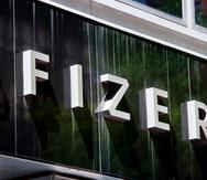 La sede de la farmacéutica estadounidense Pfizer en Nueva York, Estados Unidos.