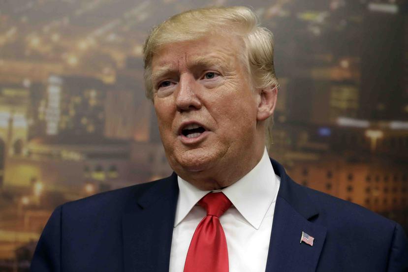 El presidente de Estados Unidos Donald Trump dijo que sus decisiones se basarán en la opinión de los republicanos. (AP)