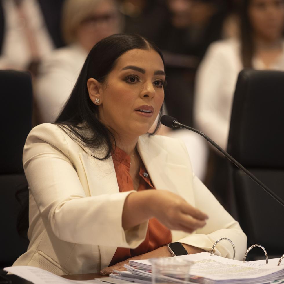 La secretaria de la Gobernación, Noelia García Bardales, dijo que se refirió a las autoridades federales una llamada que recibió la titular del DRNA