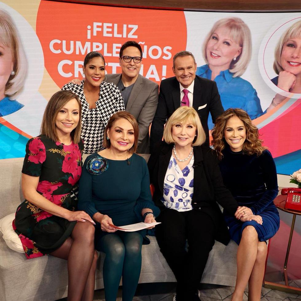 Cristina Saralegui en su regreso a Univision.