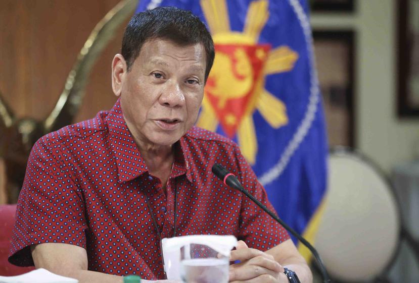 Rodrigo Duterte, presidente de Filipinas. (AP)