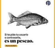 La campaña educativa "Es un pescao", está hecha con ilustraciones acompañadas de un lenguaje coloquial, en el que arrojan claves para identificar esquemas de fraude.