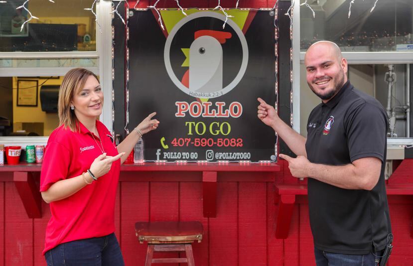 Joanivette Torres y Samuel Torres son los propietarios de Pollo to Go. (Carla D. Martínez / Especial GFR Media)