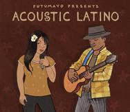 En esta portada proporcionada por Putumayo World Music el arte de "Acoustic Latino by Putumayo" de varios artistas. (Putumayo World Music vía AP)