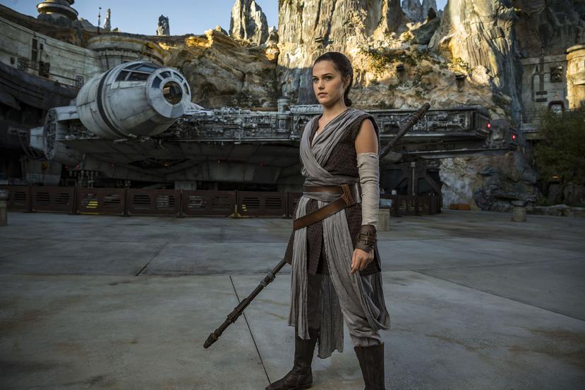 Personajes como Rey, podrán verse en Star Wars: Galaxy’s Edge en Disney’s Hollywood Studios en Florida.