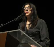 En la foto, Mariana Nogales, candidata a representante por acumulación.