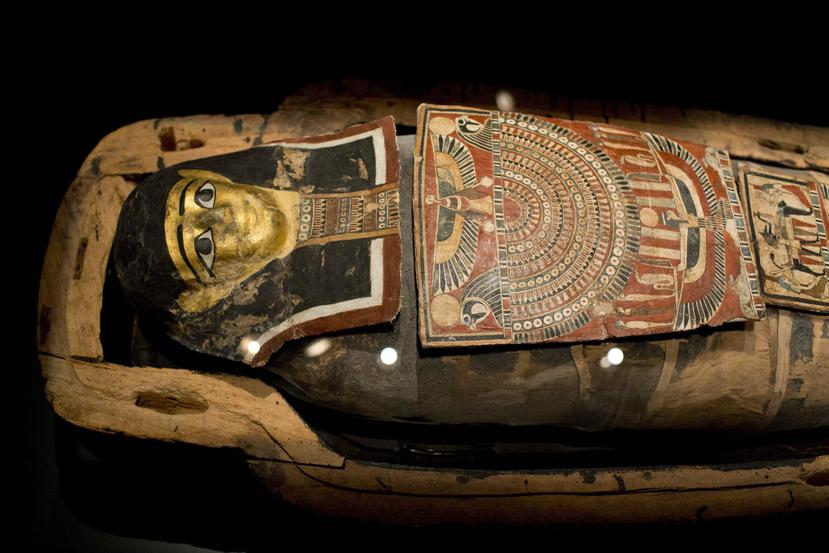 La momia estuvo guardada en un instituto jesuita en Jerusalén antes de ser otorgado en préstamo al Museo de Israel. (EFE)
