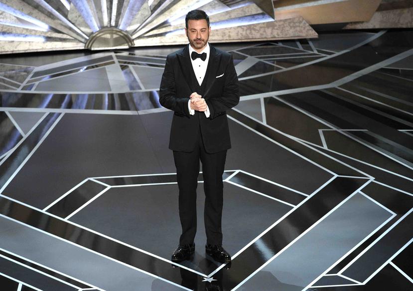 Jimmy Kimmel fue el anfitrión por segunda ocasión de forma consecutiva. (AP)