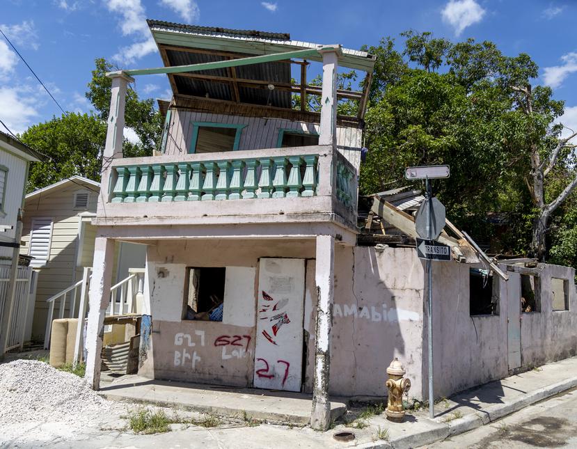 El barrio Playa, en Ponce fue afectado por el paso del huracán Fiona.