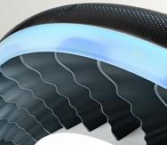 El diseño no contiene aire presurizado como los neumáticos tradicionales. (Good Year)