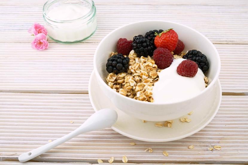 El yogur es uno de los alimentos ricos en probióticos más conocidos e importantes, pues ayuda a regular la flora intestinal que ayuda a digerir mejor los alimentos. (Pixabay)