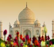 Taj Mahal en India.