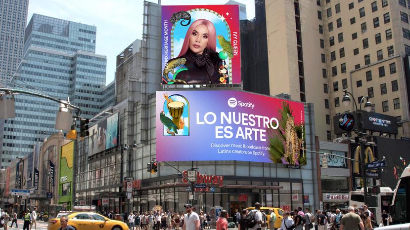La plataforma musical Spotify anunció el lanzamiento de la campaña "Lo Nuestro es Arte" para celebrar el "Mes de la Herencia Latin".