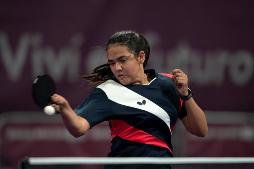 Adriana Díaz viene de perder en sencillos en la ronda de octavos de final en los Juegos Olímpicos de la Juventud en Buenos Aires. (Cortesía Copur)