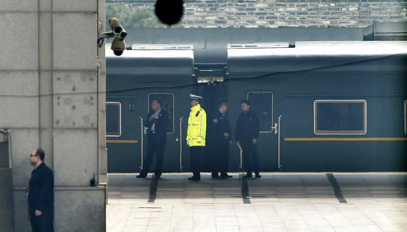 Varios medios de comunicación creen que Kim Jong-un realizó un viaje en tren a la capital de China (AP).