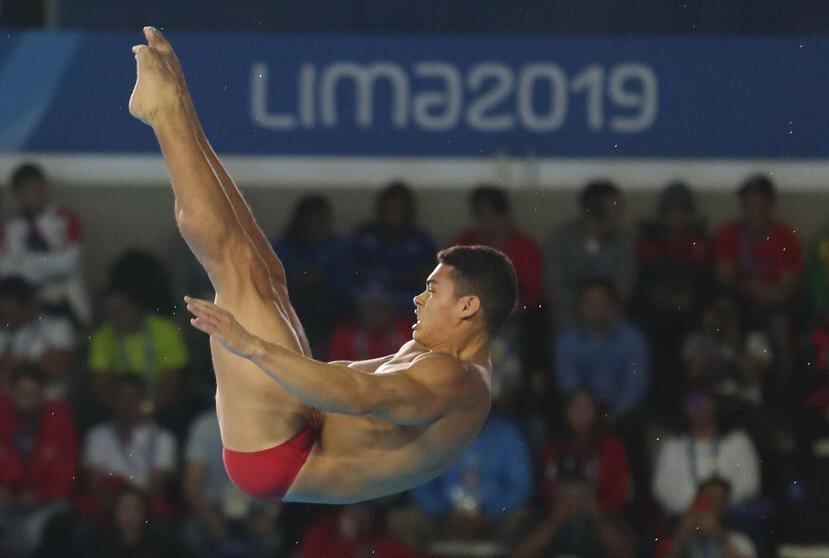 Rafael Quintero no consiguió medallas en los tres eventos en los que saltó en los Juegos Panamericanos. (Juan Luis Martínez)