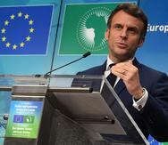 El presidente francés, Emmanuel Macron. EFE/EPA/JOHN THYS / POOL

