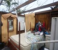 This residence in Toa Alta was destroyed by the strong winds of Hurricane María.