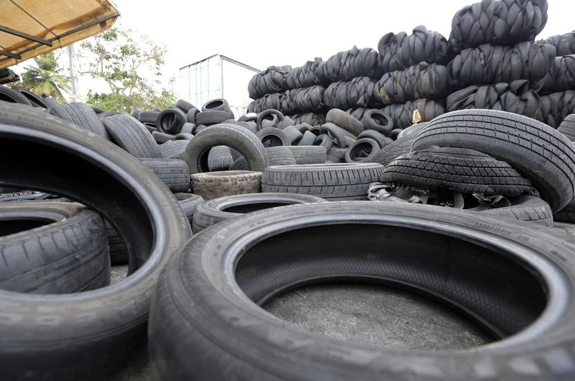 En Prospero Tire Export hay unos 800,000 neumáticos sin procesar.