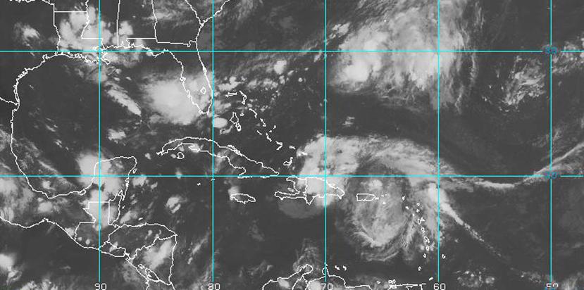 Las condiciones ambientales son propicias para el desarrollo del sistema durante este fin de semana, cuando esté cerca del centro o noroeste de Bahamas. (NOAA)
