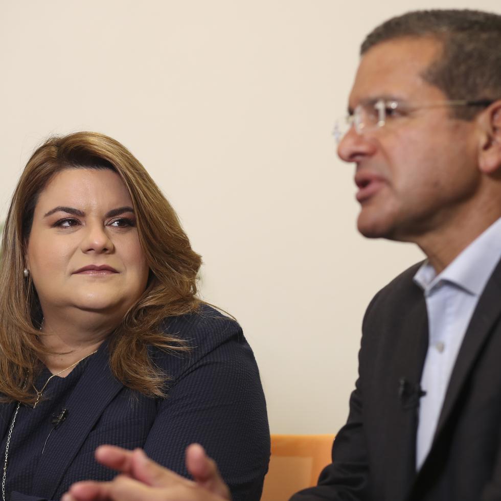 Jenniffer González, comisionada residente, y Pedro Pierluisi, gobernador de Puerto Rico.