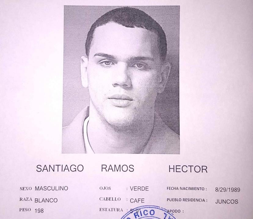 Héctor Santiago Ramos, de 30 años, conocido como “Cabecita”. (Suministrada)