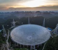 El radiotelescopio que construyó China.