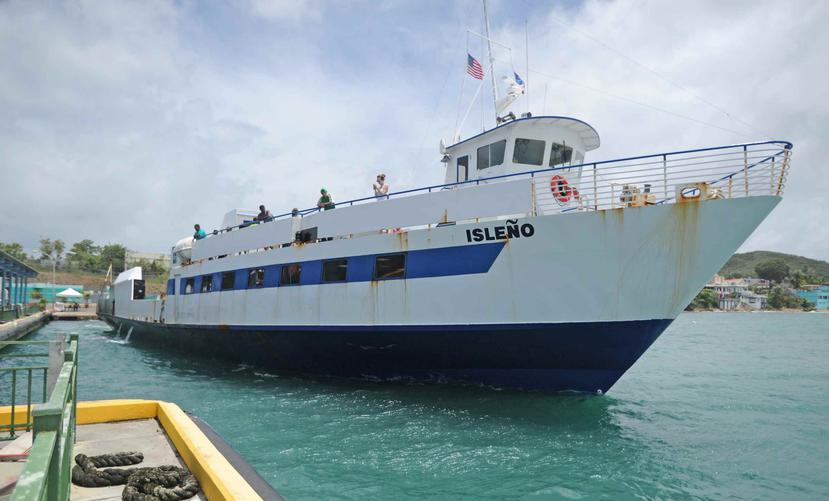 El ferry Isleño se utilizó como “puente” entre las islas municipio. (Archivo / GFR Media)