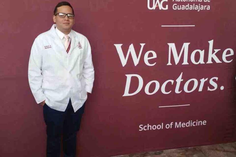 Alexis Joel Hernández comenzaría ayer, lunes, sus clases de Medicina. (Suministrada)