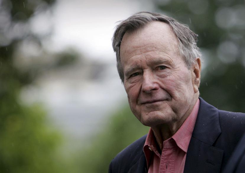 George H.W. Bush en el 2008. (AP)