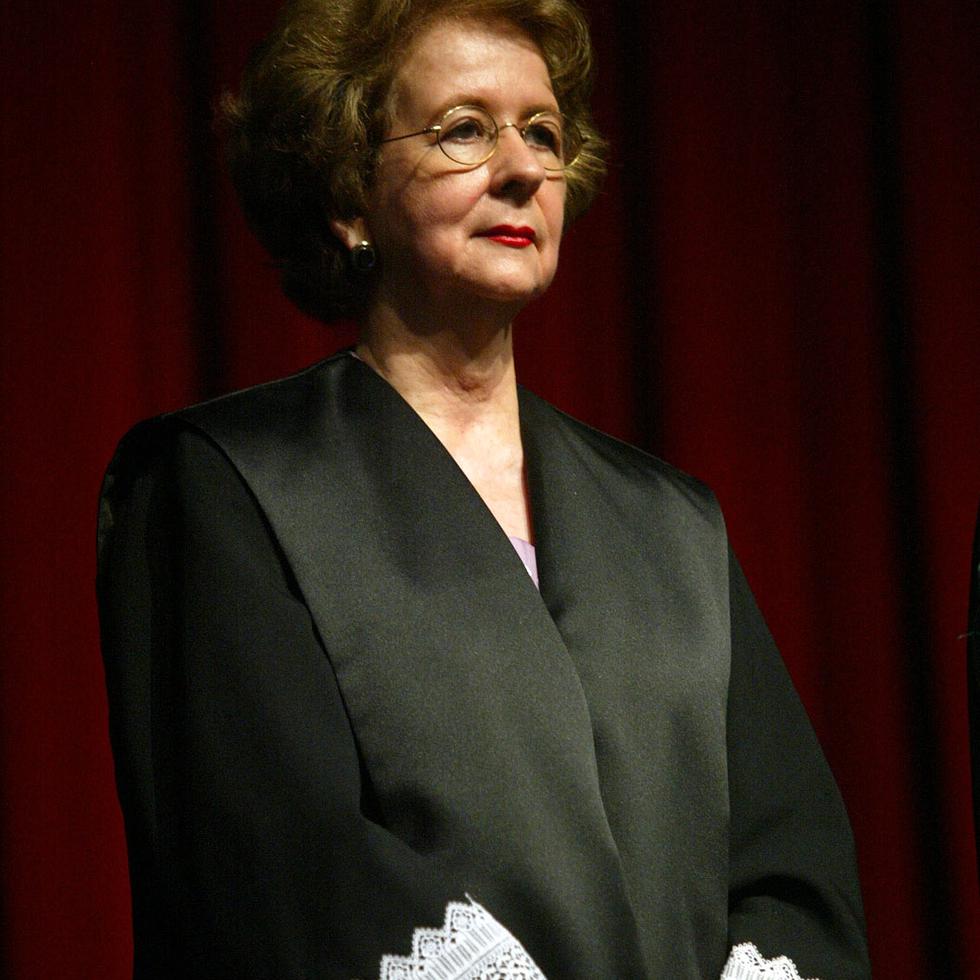 Miriam Naveira Merly fue la primera mujer en ser jueza asociada del Tribunal Supremo de Puerto Rico y primera en ser jueza presidenta. (Archivo GFR Media)