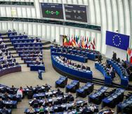 Fotografía de archivo de los eurodiputados durante una votación en el Parlamento Europeo en Estrasburgo, Francia.