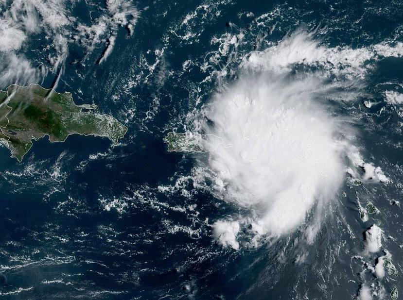 La tormenta tropical Dorian ya cerca de Puerto Rico. (NOAA)