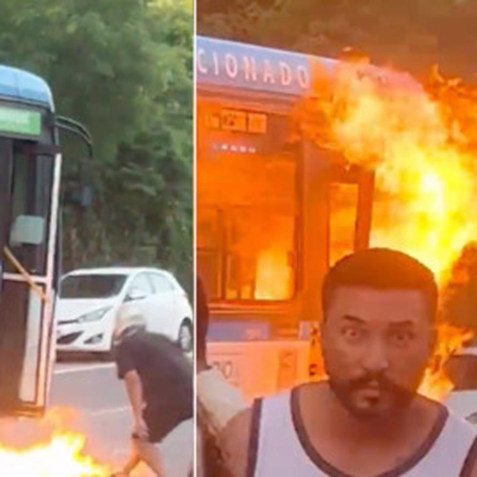 Incendian 35 autobuses en Río de Janeiro tras la muerte de un jefe parapolicial