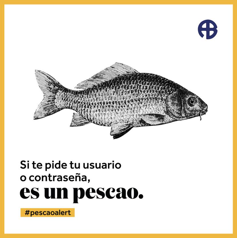 La campaña educativa "Es un pescao", está hecha con ilustraciones acompañadas de un lenguaje coloquial, en el que arrojan claves para identificar esquemas de fraude.
