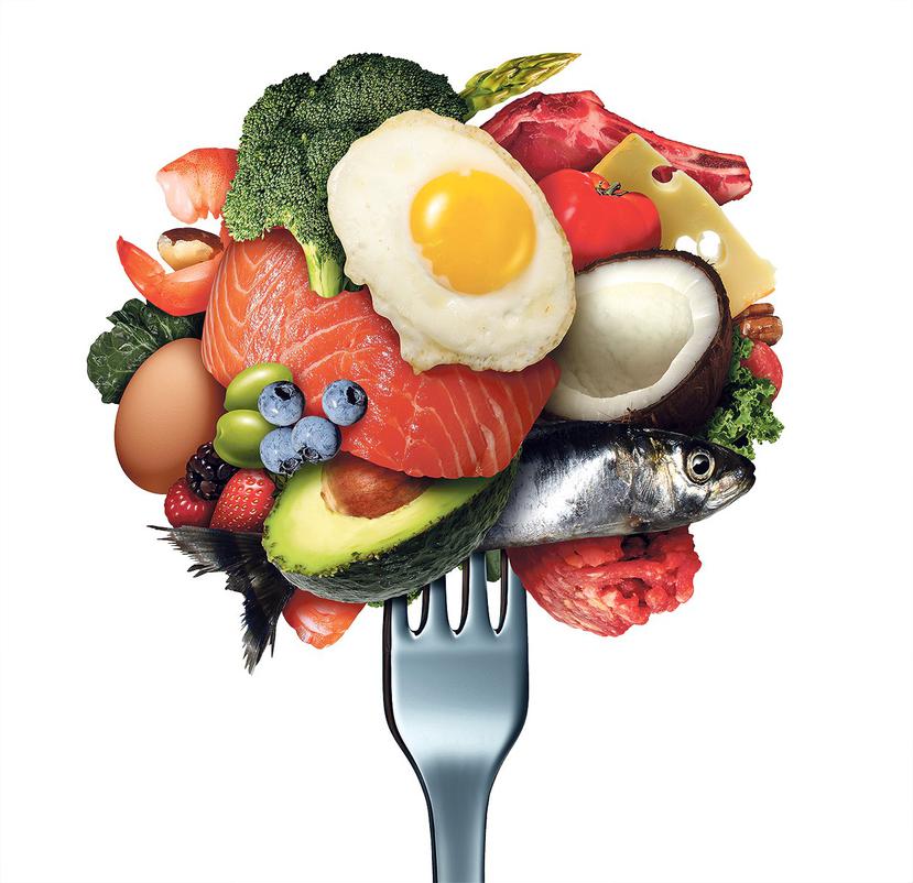 La terapia de dieta cetogénica sugiere un promedio de 70 a 80% de grasa, 5 a 10% de carbohidratos y 10 a 20% de proteínas de las calorías totales diarias.