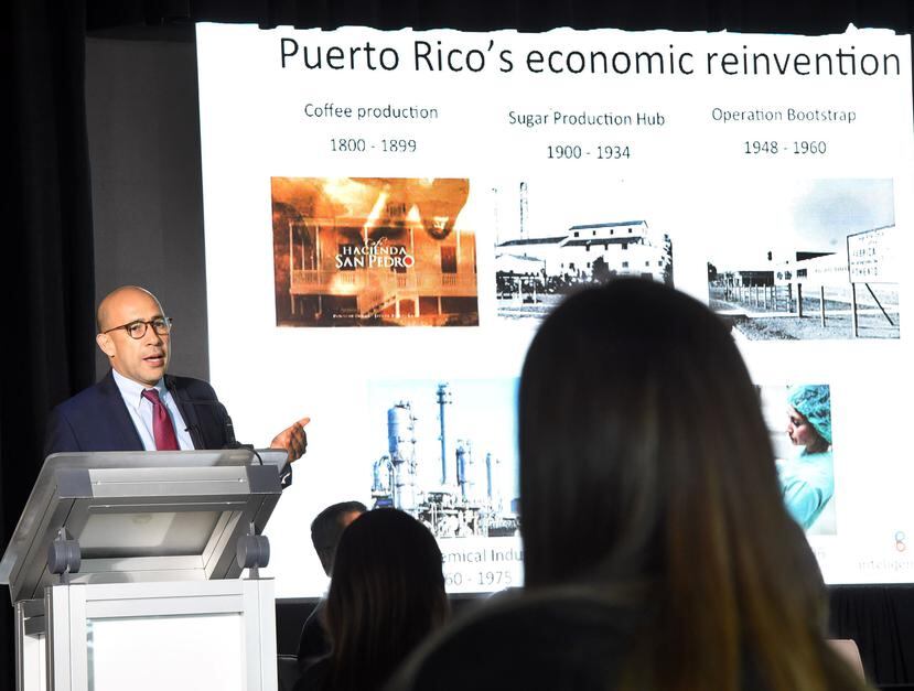 El economista Gustavo Vélez presentó un estudio sobre la reinvención de Puerto Rico durante la convención de Relacionistas Púlicos de Puerto Rico. (Suministrada)