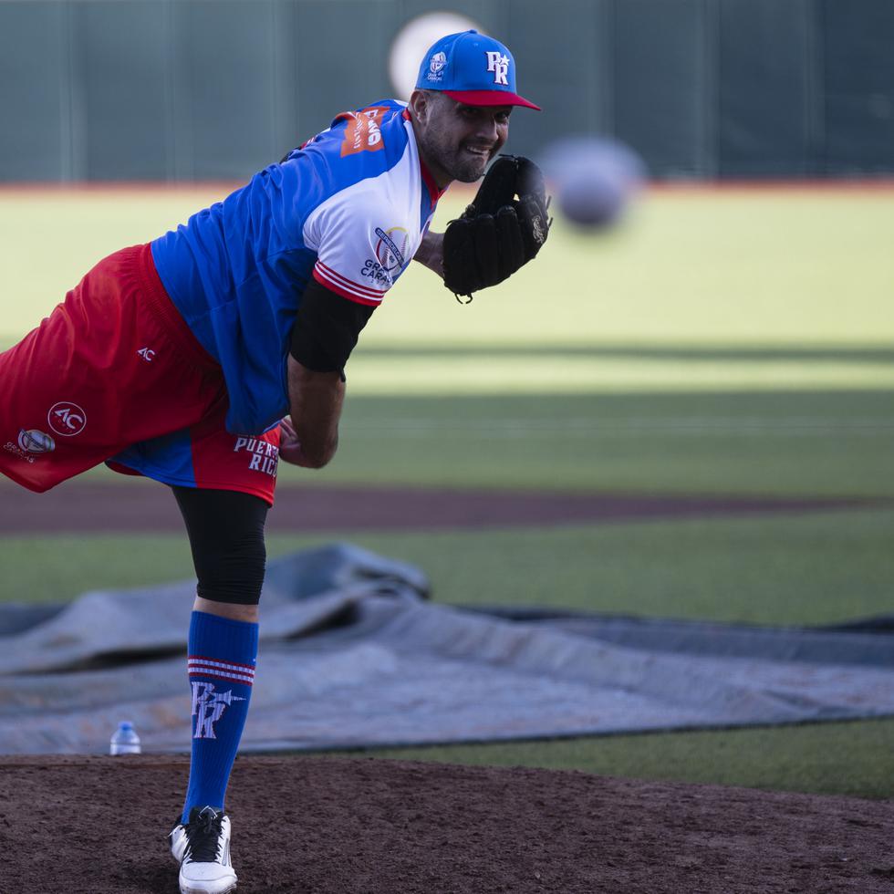 El lanzador Fernando Cabrera regresó esta temporada al béisbol invernal con los Leones de Ponce.