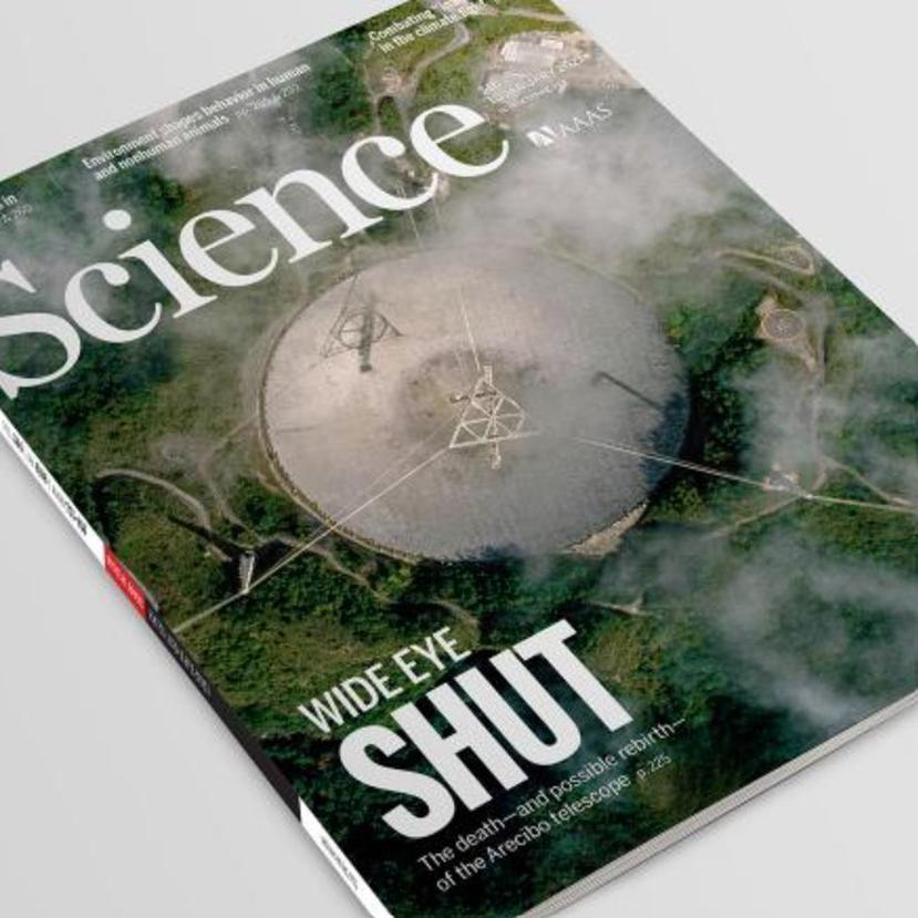 Portada de la edición de la revista Science, dedicada al Observatorio de Arecibo.