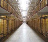 SAN FRANCISCO USA, Perspectiva del pasillo central de la cárcel, suministrada para DeViajes.